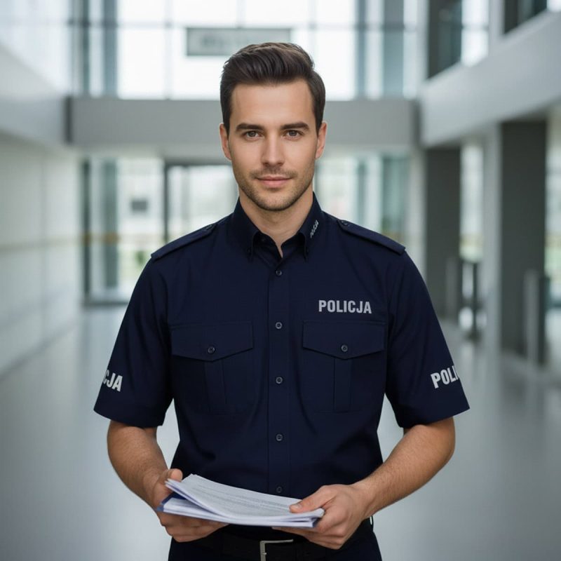 koszula policyjna męska pagon24