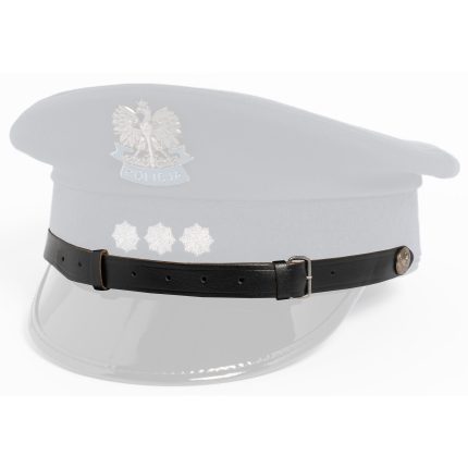 pasek do czapki policyjnej skórzany pagon24